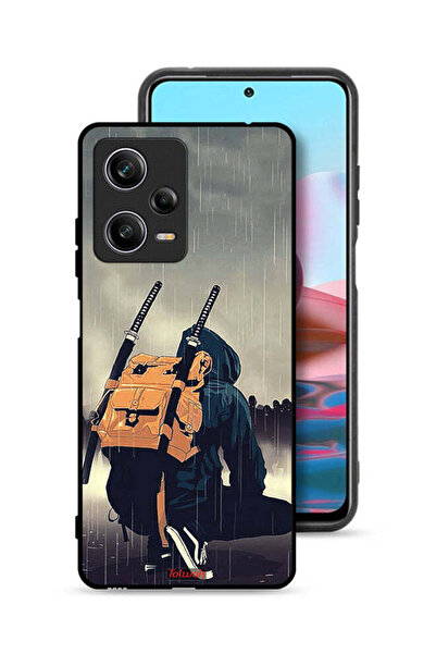 Tolwak غطاء حماية لهاتف شاومي ريدمي نوت 12 برو، رسمة سيف ساموراي رقمية