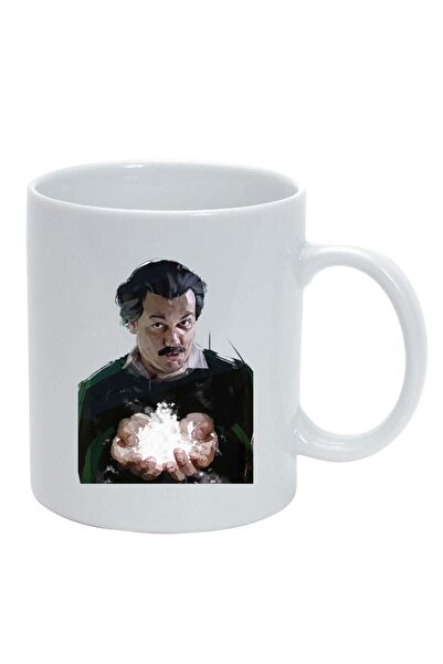 INOVATIX Cana Alba personalizată, Narcos - Pablo Escobar, alb, D1347, INOVATI...