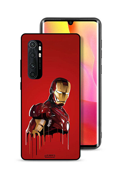 Tolwak Xiaomi Mi Note 10 Lite Protective Case Cover Iron Man Art