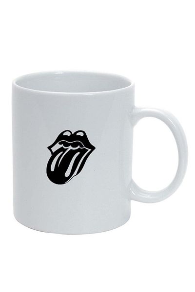 INOVATIX Personalized white mug, Lips, blue interior, D330, INOVATIX®. 330ml