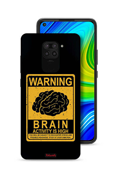 Tolwak غطاء حماية لهاتف شاومي ريدمي نوت 9 تحذير من ارتفاع نشاط الدماغ