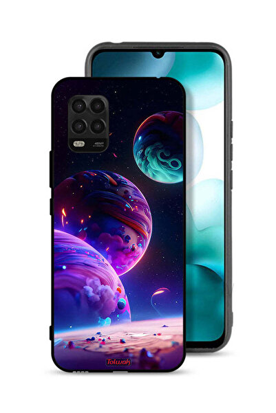 Tolwak غطاء حماية لهاتف شاومي مي 10 لايت 5G بنمط كوكبي