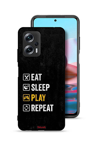 Tolwak غطاء حماية Xiaomi Poco X4 GT، تناول الطعام، النوم، اللعب، التكرار