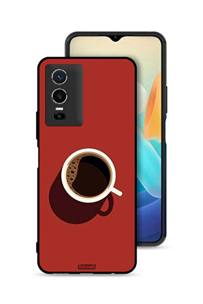 Tolwak Vivo Y76 5G Protective Case Cover Coffee Cup Art