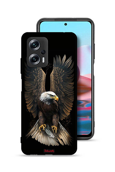 Tolwak غطاء حماية لهاتف شاومي ريدمي نوت 11T برو 5G بأجنحة نسر منتشرة