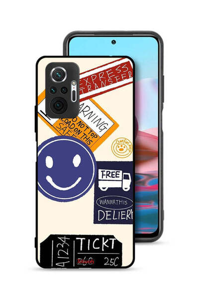 Tolwak غطاء حماية لهاتف شاومي ريدمي نوت 10 برو 4G مع ملصق نقل سريع مجاني