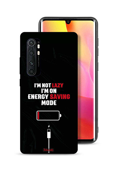 Tolwak غطاء حماية لهاتف شاومي مي نوت 10 لايت أنا لست كسولاً، أنا في وضع توفير...