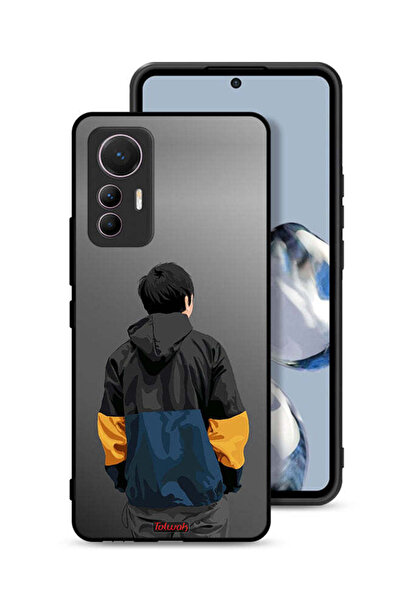 Tolwak غطاء حماية لهاتف شاومي 12 لايت بتصميم صورة فنية لولد