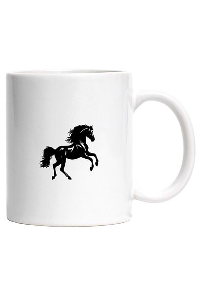 INOVATIX Personalized white mug, a horse for those who go horse riding, INOVATIX®. 330ml