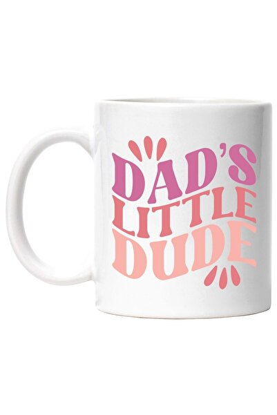 INOVATIX Cana alba personalizata, pentru micul tip al tatalui - in engleza ba...