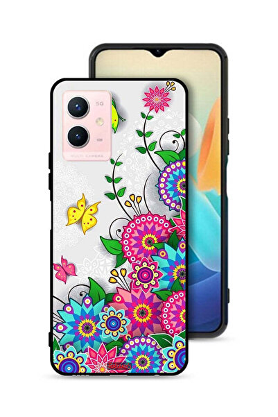 Tolwak غطاء حماية لهاتف Vivo Y33s 5G بزهور ماندالا