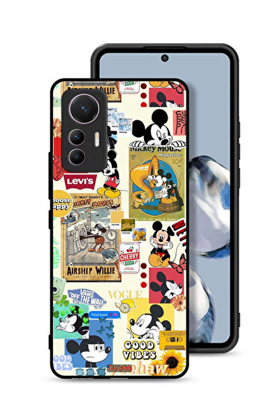 Tolwak Xiaomi 12 Lite Protective Case Cover Chose Happy And Stickers