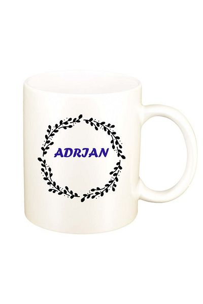 INOVATIX Personalized white mug, Name, D1087, INOVATIX®. 330ml