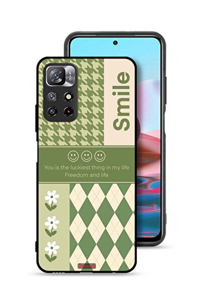 Tolwak غطاء حماية لهاتف شاومي ريدمي نوت 11 4G الابتسامة هي أسعد شيء في حياتي