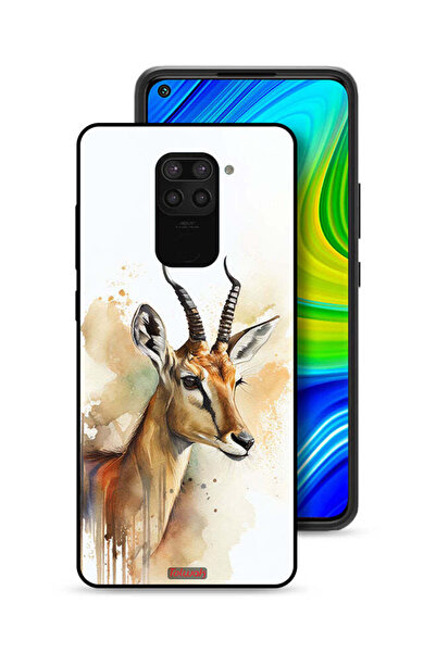 Tolwak غطاء حماية لهاتف شاومي ريدمي نوت 9 بتصميم غزال تجريدي