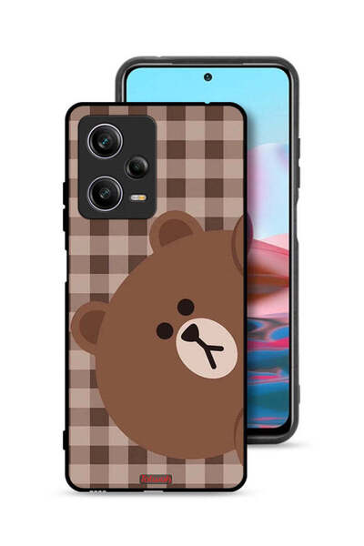 Tolwak غطاء حماية لهاتف شاومي ريدمي نوت 12 برو على شكل دب