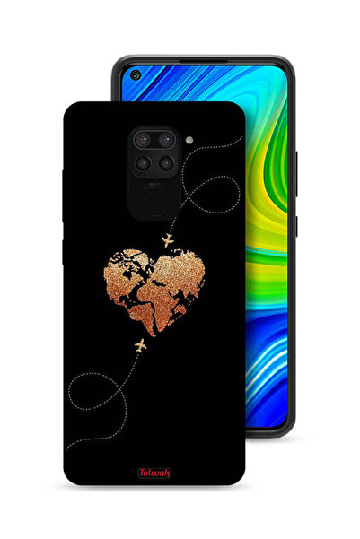 Tolwak غطاء حماية لهاتف شاومي ريدمي نوت 9 - طائرات تلامس القلب