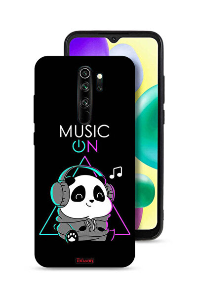 Tolwak غطاء حماية لهاتف شاومي ريدمي نوت 8 برو بطبعة موسيقى الباندا