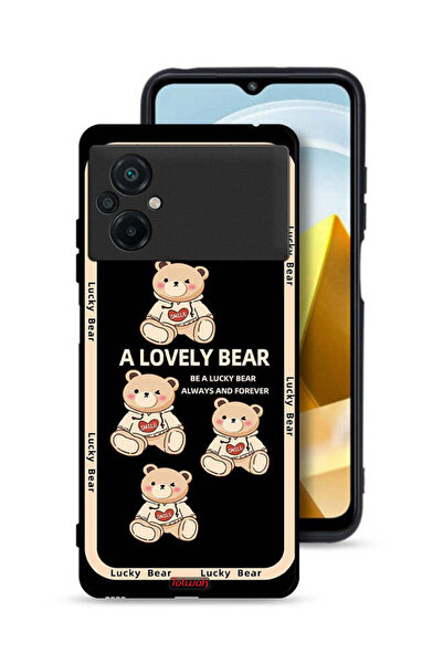 Tolwak غطاء حماية لهاتف Xiaomi Poco M5 4G - دب جميل
