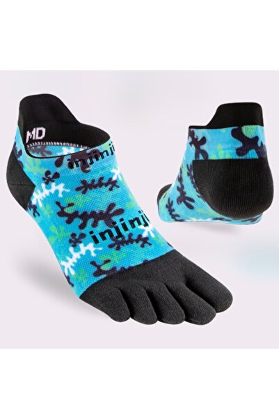 injinji Five Fingers Spectrum Run Lightweight No Show Socks - Collectors Edition