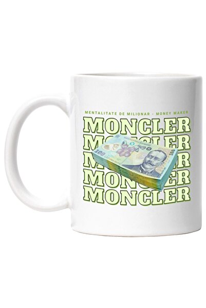 INOVATIX Cana alba personalizata, _Moncler_ - 100 Lei Romanesti, INOVATIX®. 3...