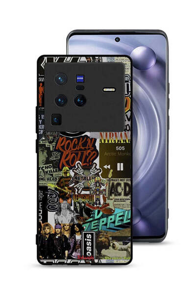 Tolwak غطاء حماية Vivo X80 Pro، تحيا موسيقى الروك آند رول