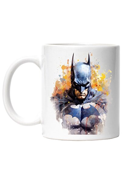 INOVATIX Cana alba personalizata, Portret, Personaj, Batman, DC, Supererou, Masca, INOVATIX®. 330ml