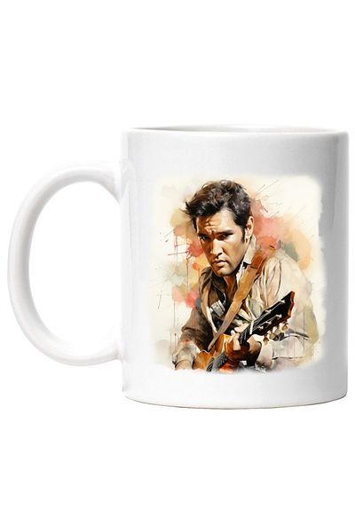 INOVATIX Personalized white mug, Elvis Presley, Celebrity, Singer, Musician, INOVATIX®. 330ml