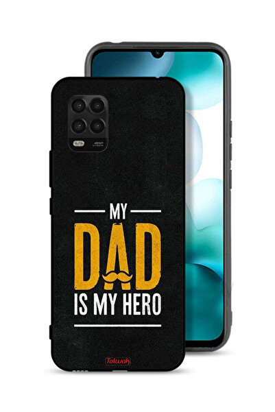 Tolwak غطاء حماية لهاتف شاومي مي 10 لايت 5G "والدي هو بطلي"