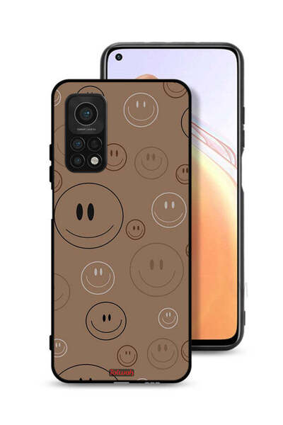 Tolwak غطاء حماية لهاتف شاومي مي 10T 5G بنقشة وجوه مبتسمة