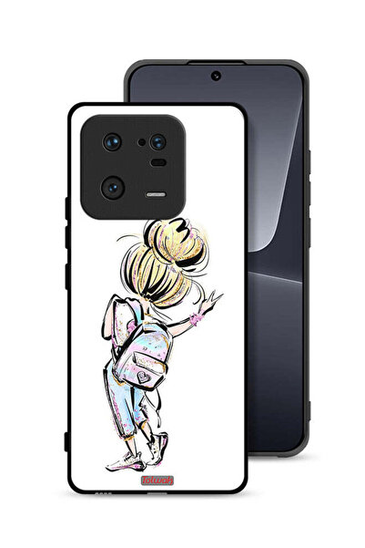 Tolwak غطاء حماية لهاتف شاومي 13 برو بطبعة فتاة العودة إلى المدرسة