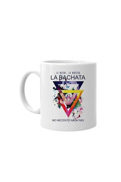 INOVATIX Cana alba personalizata, La noche La musica La BACHATA - Cana alba personalizata, INOVATIX®. 330ml