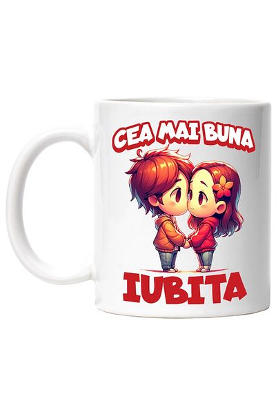 INOVATIX Personalized white mug, Couple Children Love Best Friend Valentine's Day, INOVATIX®. 330ml