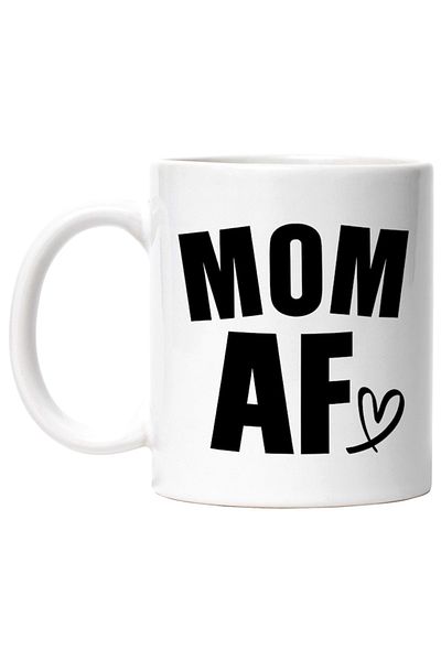 INOVATIX Personalized white mug, heart for loved and appreciated mothers Mom af, INOVATIX®. 330ml