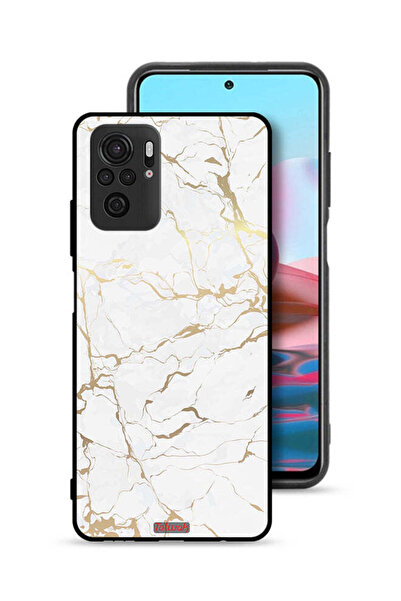 Tolwak غطاء حماية لهاتف شاومي ريدمي نوت 10S بنمط رخامي