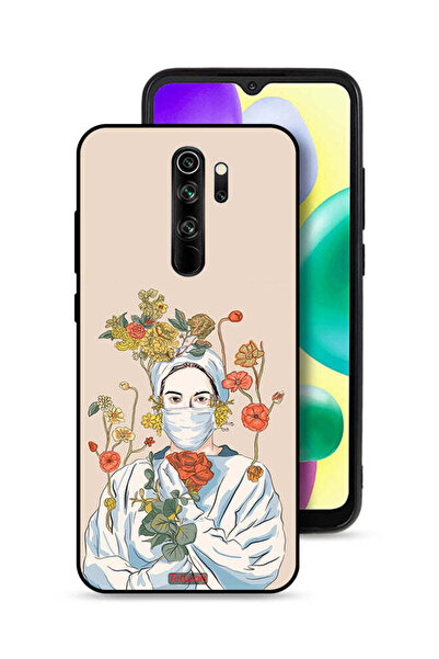 Tolwak غطاء حماية لهاتف شاومي ريدمي نوت 8 برو - رسمة ممرضة