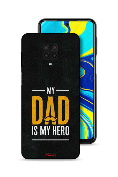 Tolwak غطاء حماية لهاتف شاومي ريدمي نوت 9 برو - والدي هو بطلي