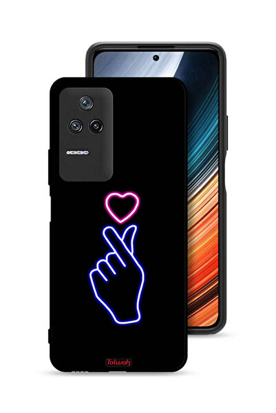 Tolwak غطاء حماية شاومي ريدمي K50 بتصميم قلب سناب