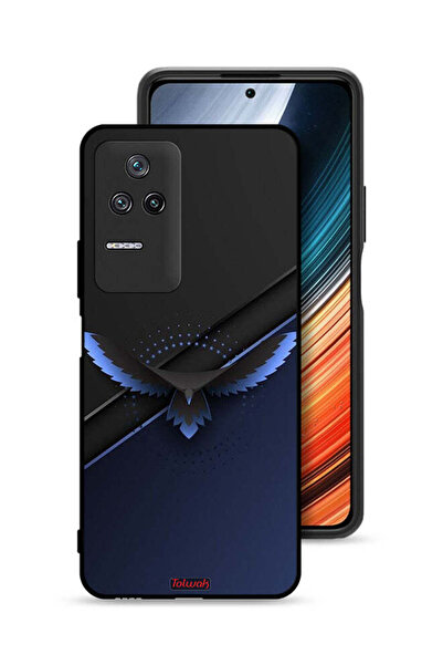 Tolwak غطاء حماية Xiaomi Poco F4 بتصميم نسر فني تجريدي رقمي
