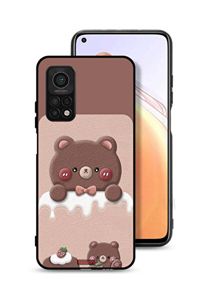 Tolwak غطاء حماية لهاتف شاومي مي 10 تي برو 5G - دب الفراولة