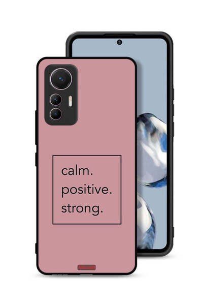 Tolwak غطاء حماية لهاتف شاومي 12 لايت - هادئ، إيجابي، قوي