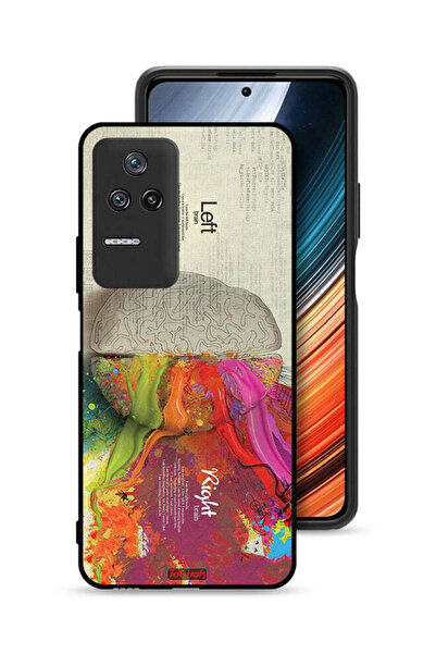 Tolwak غطاء حماية شاومي ريدمي K50 برو بتصميم تجريدي لعلم الدماغ