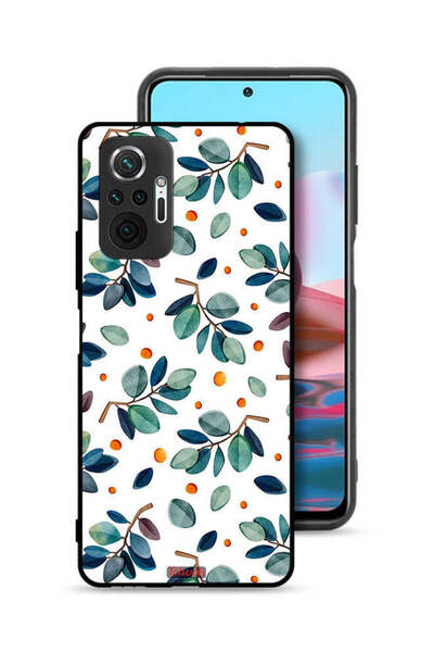 Tolwak غطاء حماية لهاتف شاومي ريدمي نوت 10 برو 4G بنقشة أوراق الشجر
