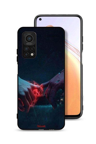 Tolwak غطاء حماية لهاتف شاومي مي 10 تي برو 5G، أيادٍ محترقة