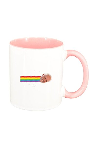 INOVATIX Εξατομικευμένη λευκή κούπα, Meme - Harold, ροζ εσωτερικό, D1403, INO...