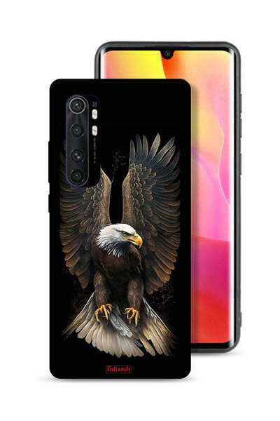 Tolwak غطاء حماية لهاتف شاومي مي نوت 10 لايت بتصميم أجنحة نسر منتشرة