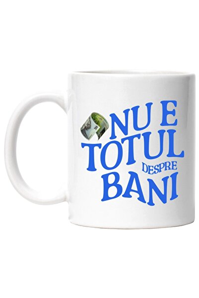 INOVATIX Cana alba personalizata, Bancnota 500 lei Mihai Eminescu, Nu e totul...