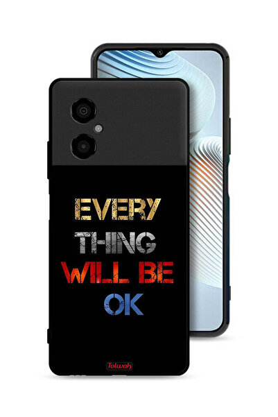 Tolwak غطاء حماية لهاتف Xiaomi Poco M4 5G كل شيء سيكون على ما يرام