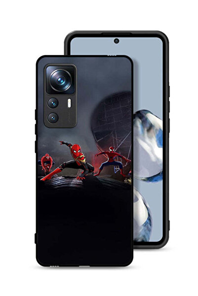 Tolwak Xiaomi 12T Pro Protective Case Cover Three Spiders