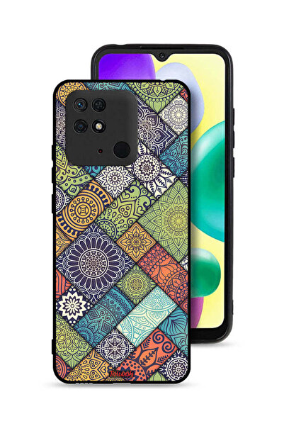 Tolwak غطاء حماية لهاتف شاومي ريدمي 10 سي بنمط ماندالا